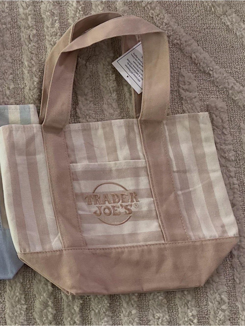 Trader Joe’s mini Canvas Tote Bag - Tan